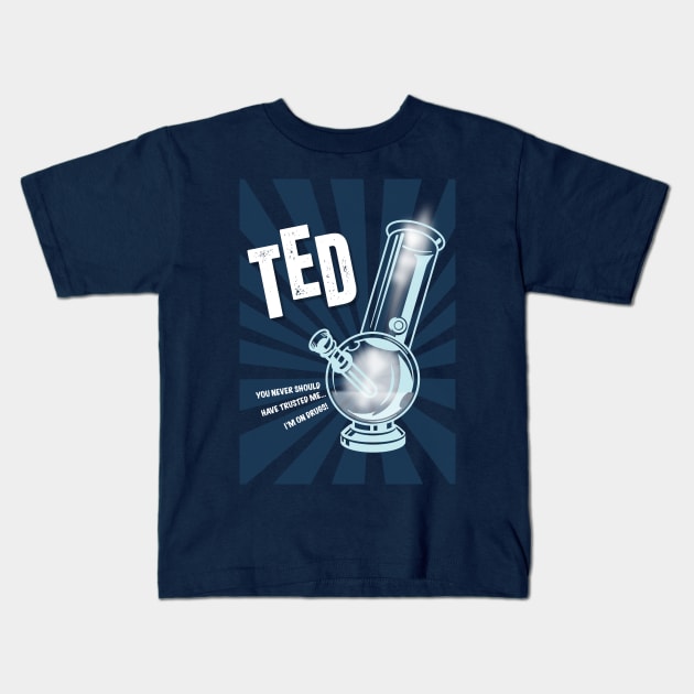 Ted - Alternative Movie Poster Kids T-Shirt by MoviePosterBoy